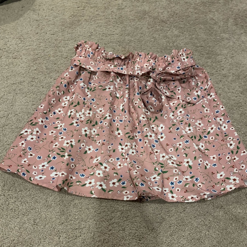 Shein Paper-bag skirt